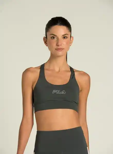 Fila Top Para Dama Gris Oscuro Talla M