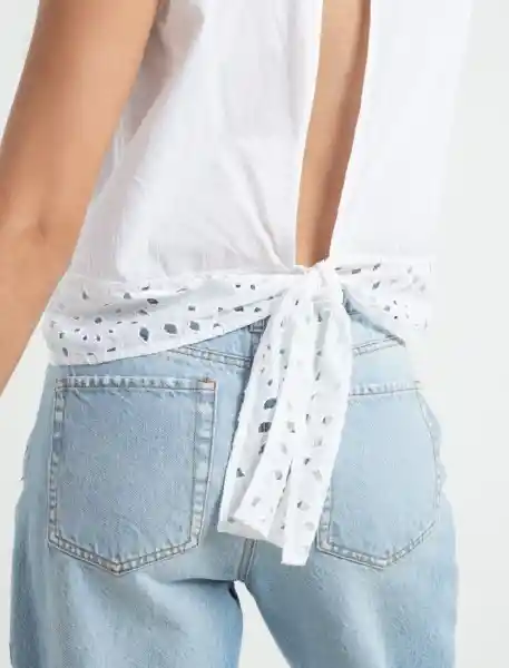  Camisa Crudo Puro Claro Mujer Talla L Naf-Naf 