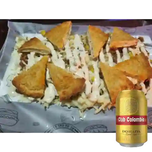 Combo Mazorcada Chicken + Cerveza Club Dorada