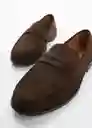 Zapatos Clasic Chocolate Talla 39 Hombre Mango