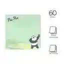 Postit 60 Hojas we Bare Bears Panda Miniso