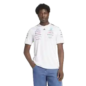 Adidas Camiseta Lifestyle de Hombre Blanco Talla M
