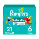 Pampers Pañal Desechable Baby Dry Etapa 6 21 Und