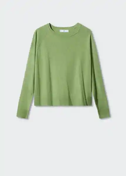 Saco Jersey Lucca Verde Pastel Talla S Mujer Mango