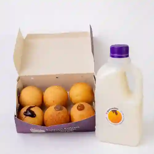 Combo 6 Buñuelos con Masato