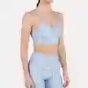 Reebok Top Id Train Aop Para Entrenamiento Mujer Azul Talla L