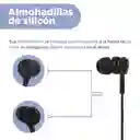 Audífonos Magnéticos de Cable Metal Mod Pa506 Negro Miniso