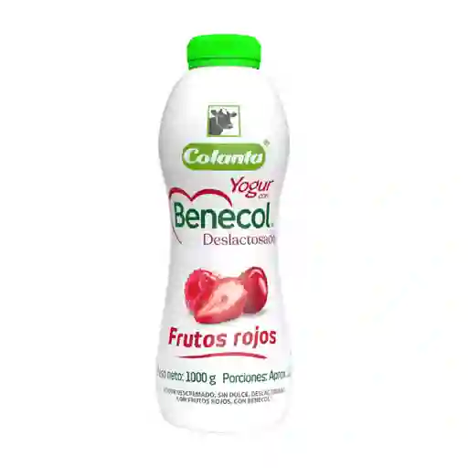 Benecol Yogur Deslactosado Frutos Rojos