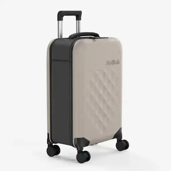 Rollink Maleta Carry on Flex Gris Pequeño 360