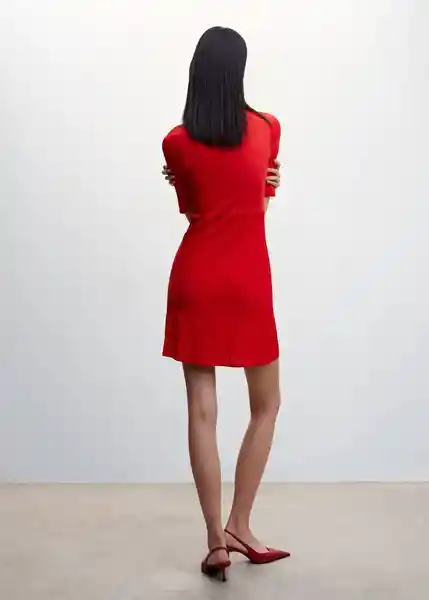 Vestido Tenis-H Rojo Talla XS Mujer Mango