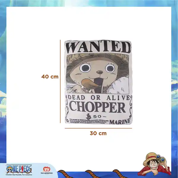 Almohada Pillowchopper Serie Clásica One Piece 16 in Miniso
