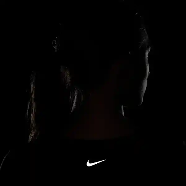 Nike Camiseta W One Fitted Df Ss Top Para Mujer Negro Talla L
