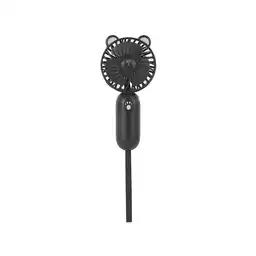 Ventilador de Mano 500 Mah Cara de Oso Negro Miniso