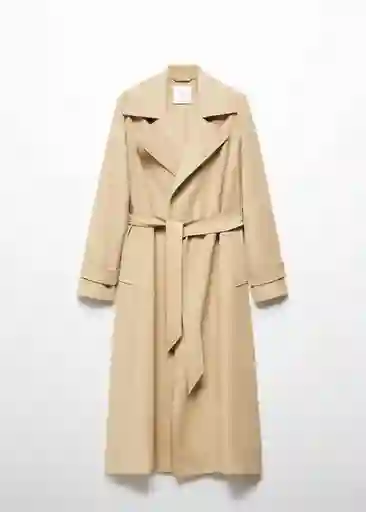 Gabardina Trench Taxi Beige Talla XL Mujer Mango