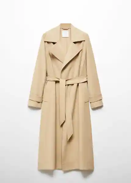 Gabardina Trench Taxi Beige Talla XL Mujer Mango