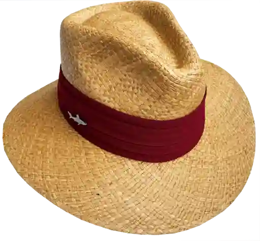 Sombrero Oscuro Cinta Ancha Vinotinto Talla 8 Salvador Beachwear