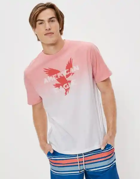 Camiseta Hombre Rosa Talla: X-Small American Eagle