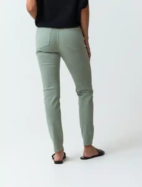 Pantalón Ceres Mujer Verde Eucalipto Claro T.4 433F381 Naf Naf