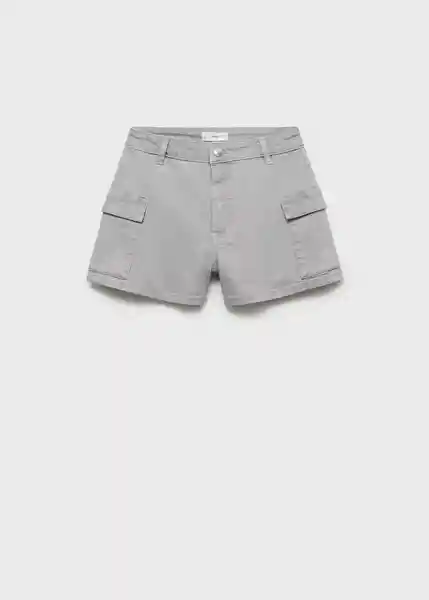 Short Cargosh Gris Talla 20 Teen Niñas Mango