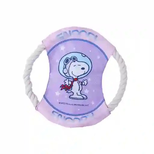 Juguete Para Mascota Disco Volador Serie Snoopy Morado Miniso