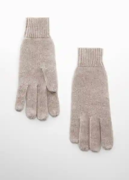 Guantes Perla Topo Talla 99 Mujer Mango