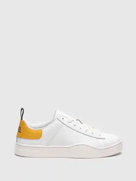 Diesel Tenis S-Clever Low Lace Blanco/Amarillo Talla 9