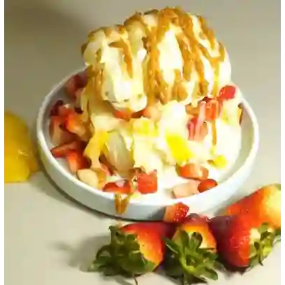 Merengon fresa-durazno- guanabana