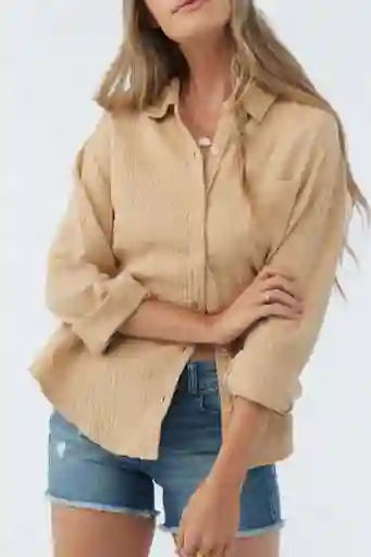 Camisa Leni Mujer Beige Talla S Oneill