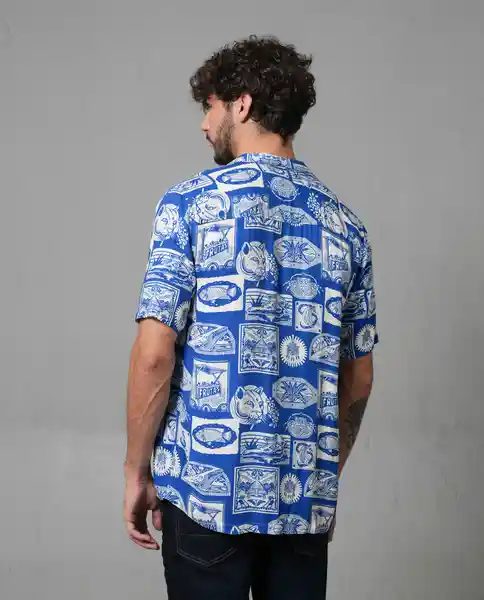 Camisa Hombre Azul M 113 113G020_AZU194056 Rifle