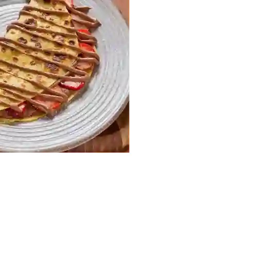 Crepe de arequipe con banano