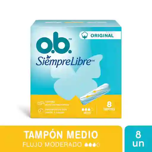 Ob Tampón Medio Original Flujo Moderado