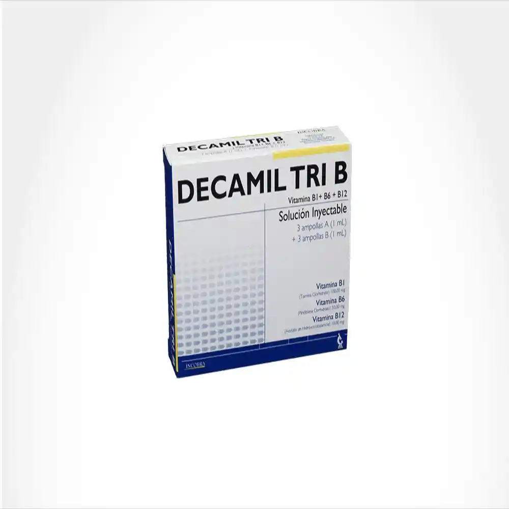 Decamil Tri B Solución Inyectable (100.00 mg / 50.00 mg / 10.00 mg)