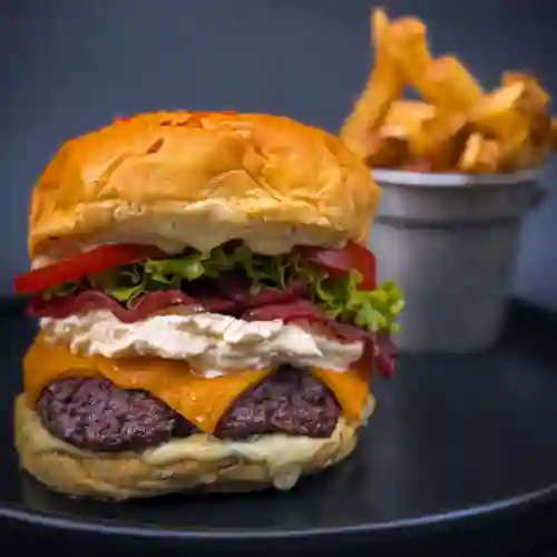 Combo super bacon burger