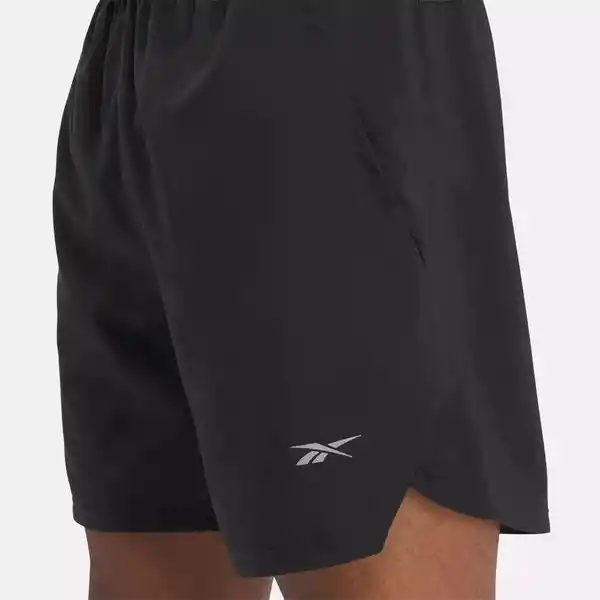 Reebok Short Running Para Hombre Negro Talla M