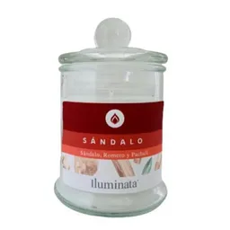 Iluminata Vela Vaso Pequeña Sándalo