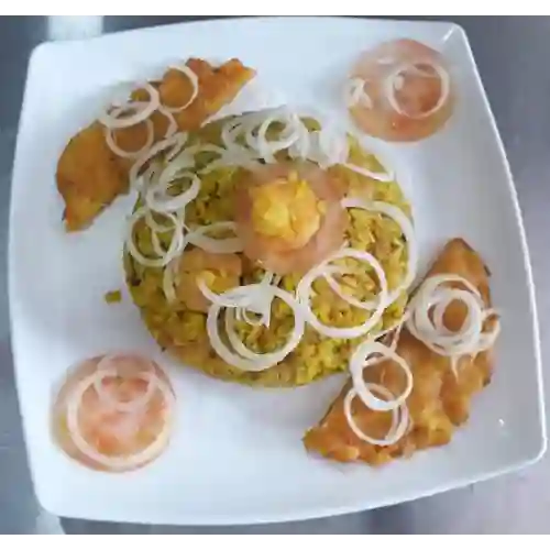 Arroz con Camarónes