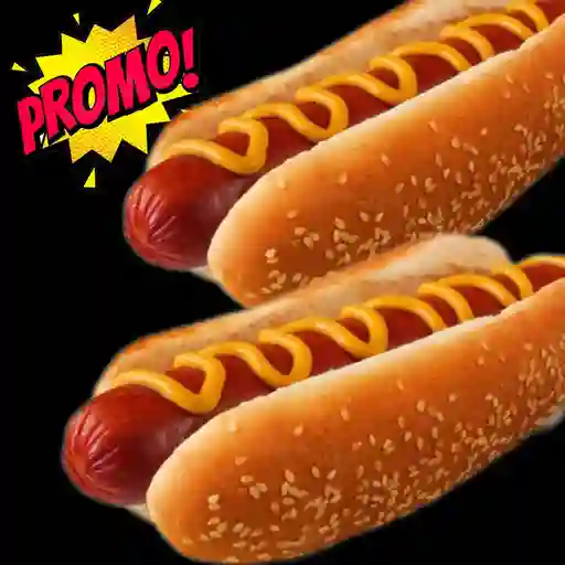 2 Hot dogs americanos promo