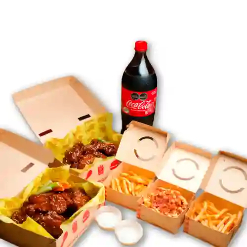 Alitas X24 +2Papas+1papascyt+gaseosa