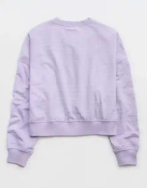 Buzo Morado Talla: MEDIUM Aerie 3578580 American Eagle