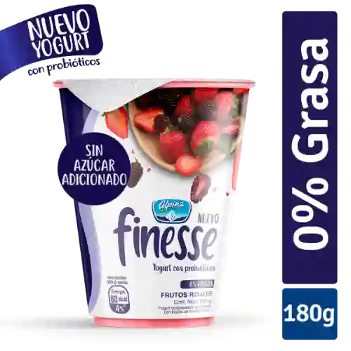 Yogurt Finesse Frutos Rojos Vaso 180g