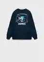 Sudadera Sonicem Navy Talla 10 Niños Mango