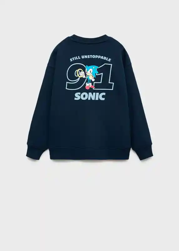 Sudadera Sonicem Navy Talla 10 Niños Mango