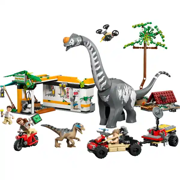 Set Construcción Misión Seguimiento Raptor y Titanosaurus Lego