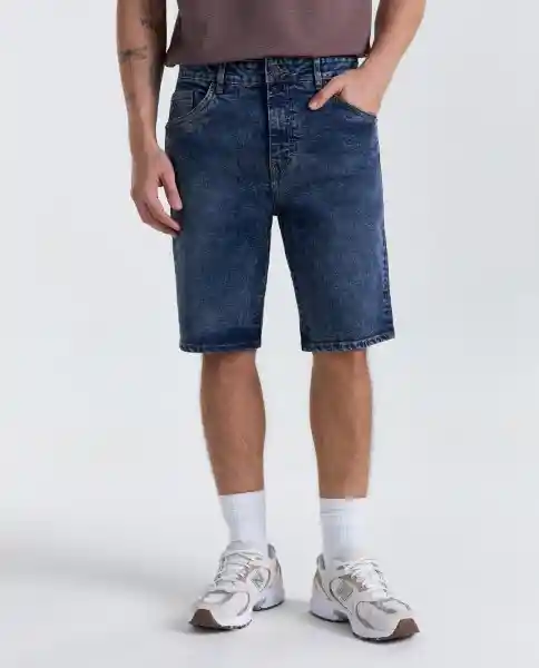 Bermuda Short Hombre Azul Talla 28 559G000_AZU174021 Americanino