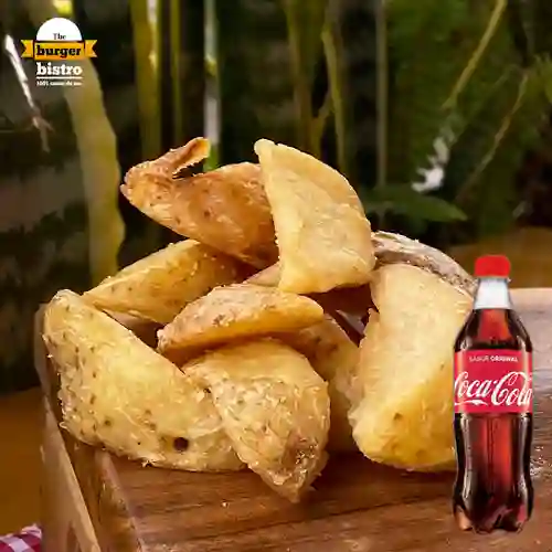 Combo Papas Casco + Coca Cola Original 500 ml