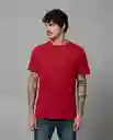 Camiseta Hombre Rojo Talla L 100G001 Rifle