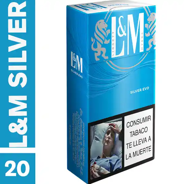 Cigarrillos L & M Silver Evo Cajetilla (20 Und)