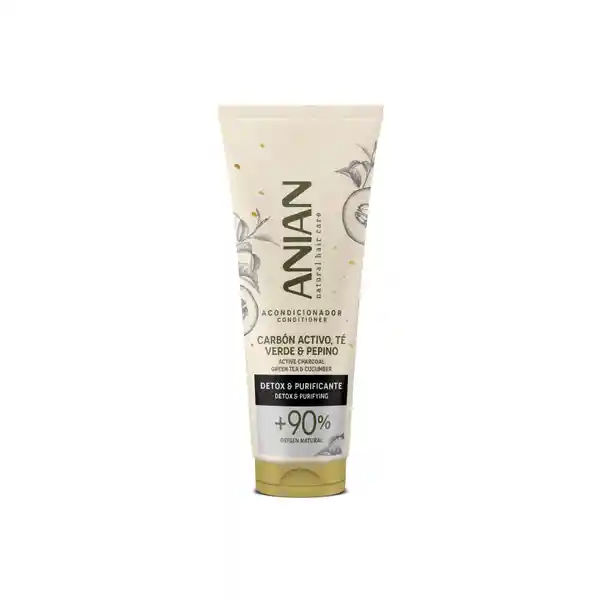 Anian Acondicionador Carbón té Verde Pepino