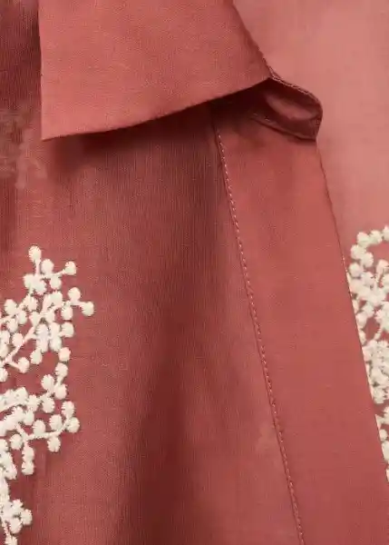 Camisa Flora Caldero Talla XS Mujer Mango