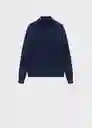 Jersey Bahiaper Navy Talla M Mujer Mango